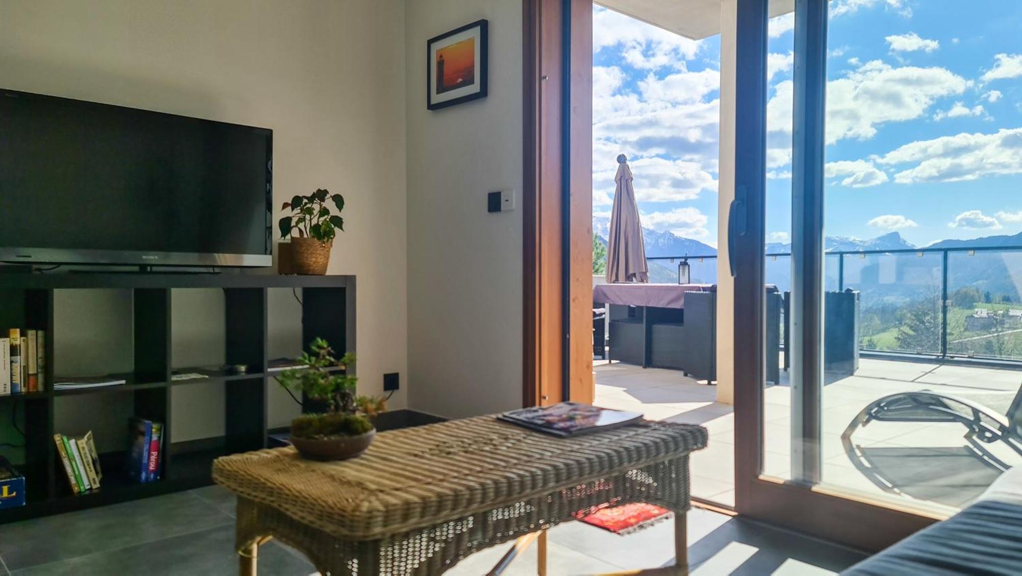 圣简德斯科特Le Berceau Des Aiguilles - Vue Montagne, Terrasse - Aravistour公寓 外观 照片
