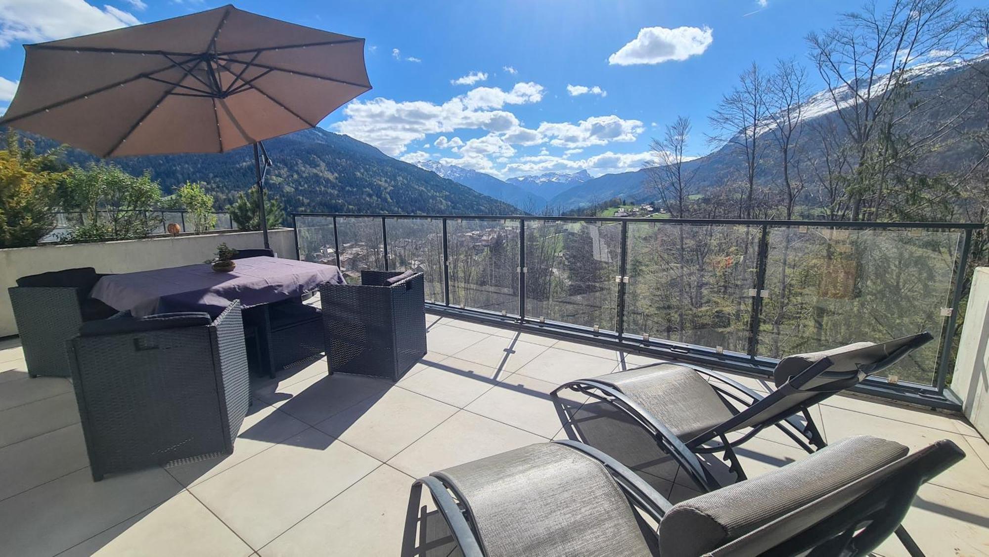 圣简德斯科特Le Berceau Des Aiguilles - Vue Montagne, Terrasse - Aravistour公寓 外观 照片