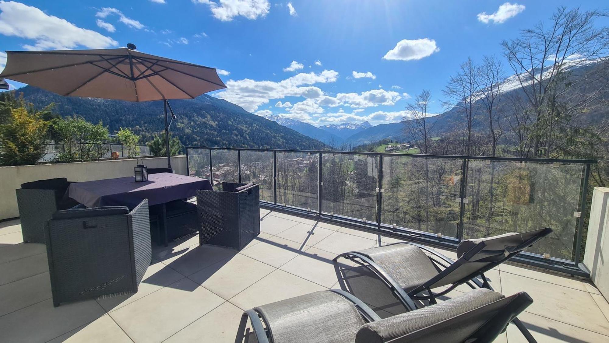 圣简德斯科特Le Berceau Des Aiguilles - Vue Montagne, Terrasse - Aravistour公寓 外观 照片